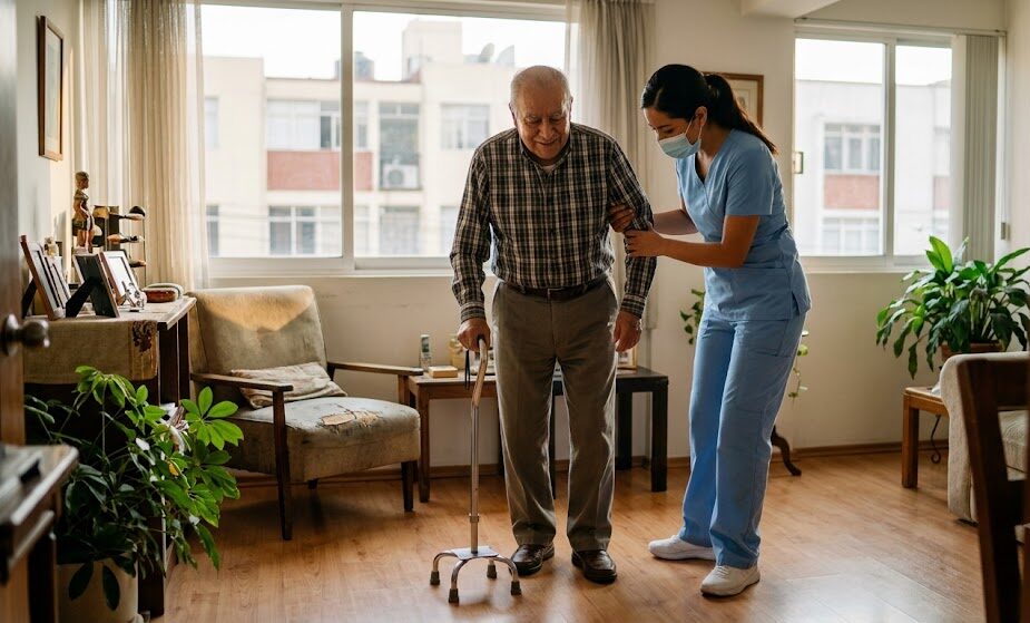 Enfermera Cuidadora de Adulto Mayor