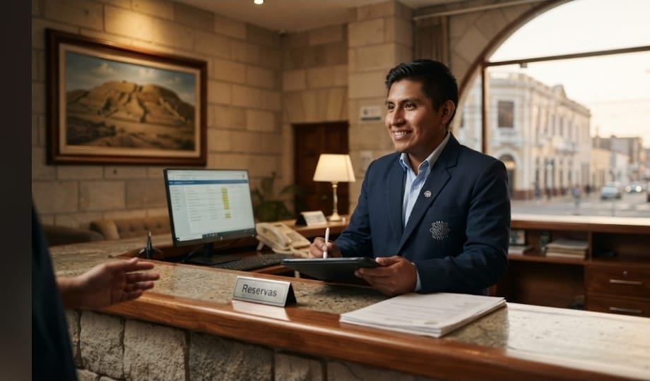 RECEPCIONISTA HOTELERO CHICLAYO GRUPO HOTELERO SOLEC